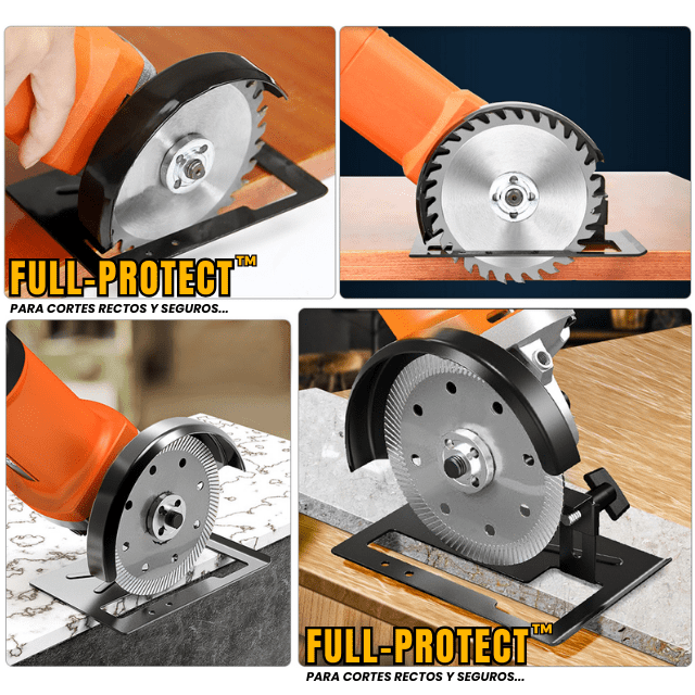 Base para Pulidora FULL.PROTECT™: Cortes Fáciles y Seguros