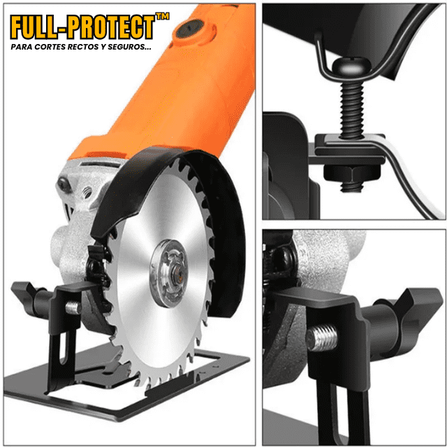 Base para Pulidora FULL.PROTECT™: Cortes Fáciles y Seguros