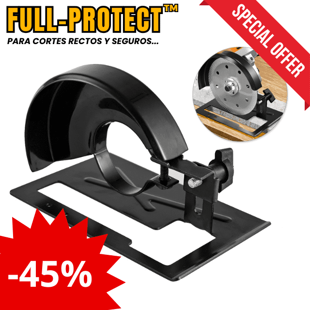 Base para Pulidora FULL.PROTECT™: Cortes Fáciles y Seguros