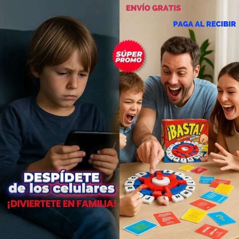 Basta Ya! Juego sin pantallas para niños y grandes
