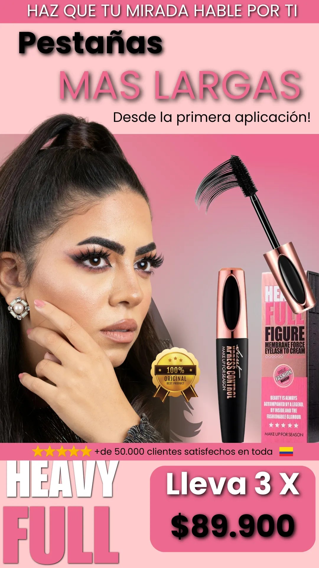 HEAVY FULL - PESTAÑINA 4D PROMO X 3