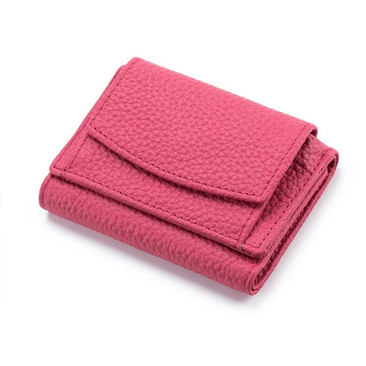 Cartera RFID Hecha A Mano De Cuero