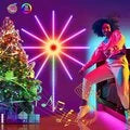 Luces Inteligentes con Sensor de Sonido - Efecto Fuegos Artificiales Firework