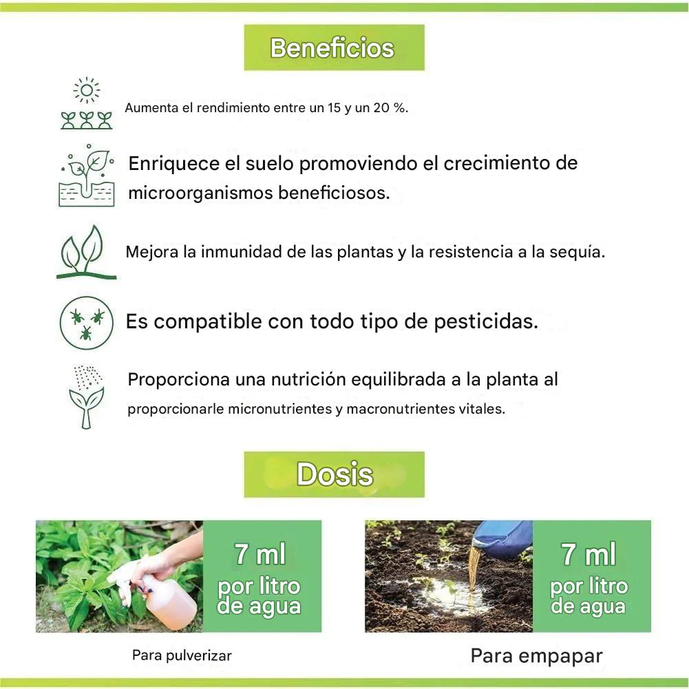 Fertilizante Orgánico Biotek® - Formula Mejorada