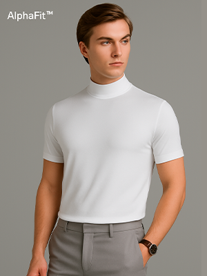 Camiseta De Corte Entallado y Atractivo Masculino - AlphaFit™