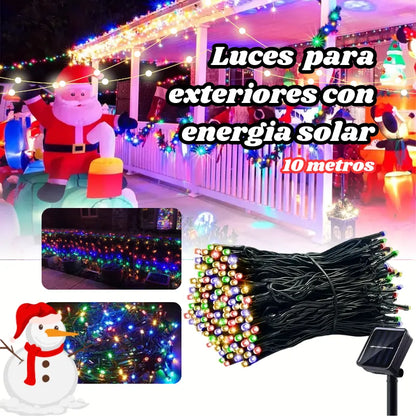 SolarLight Plus 10M - Luces que ahorran energía y cuidan tu bolsillo