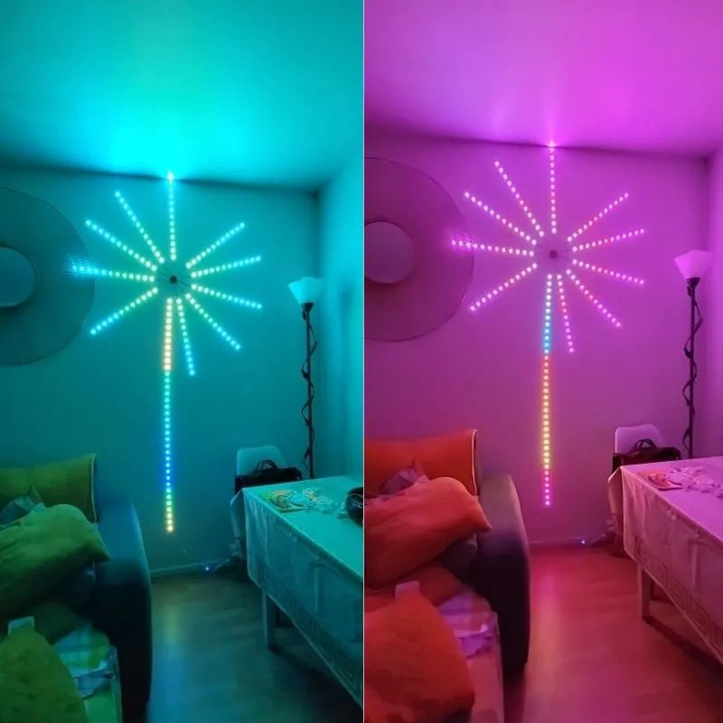 Luces Inteligentes Gigantes con Sensor de Sonido - Efecto Fuegos artificiales ritmicas