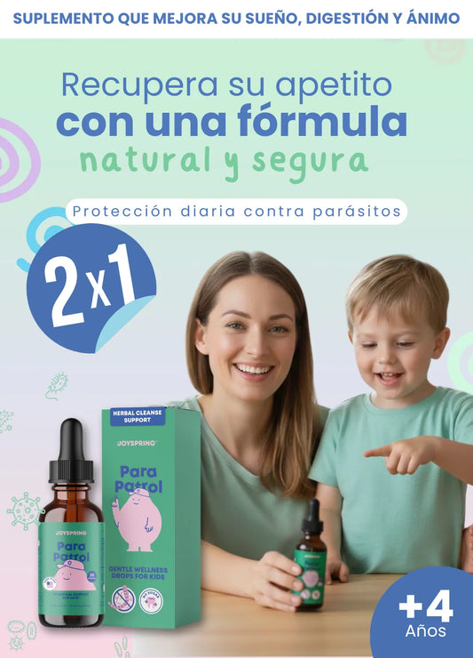 ParaPatrol - Limpieza digestiva para niños PAGA 1 LLEVA 2