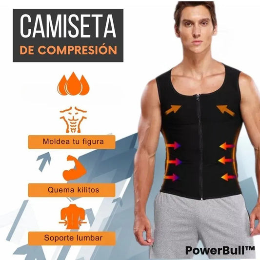 PowerBull™ Camiseta compresión con cierre frontal - oferta especial