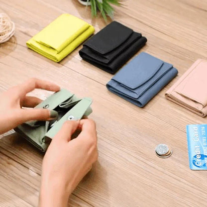 Cartera RFID Hecha A Mano De Cuero