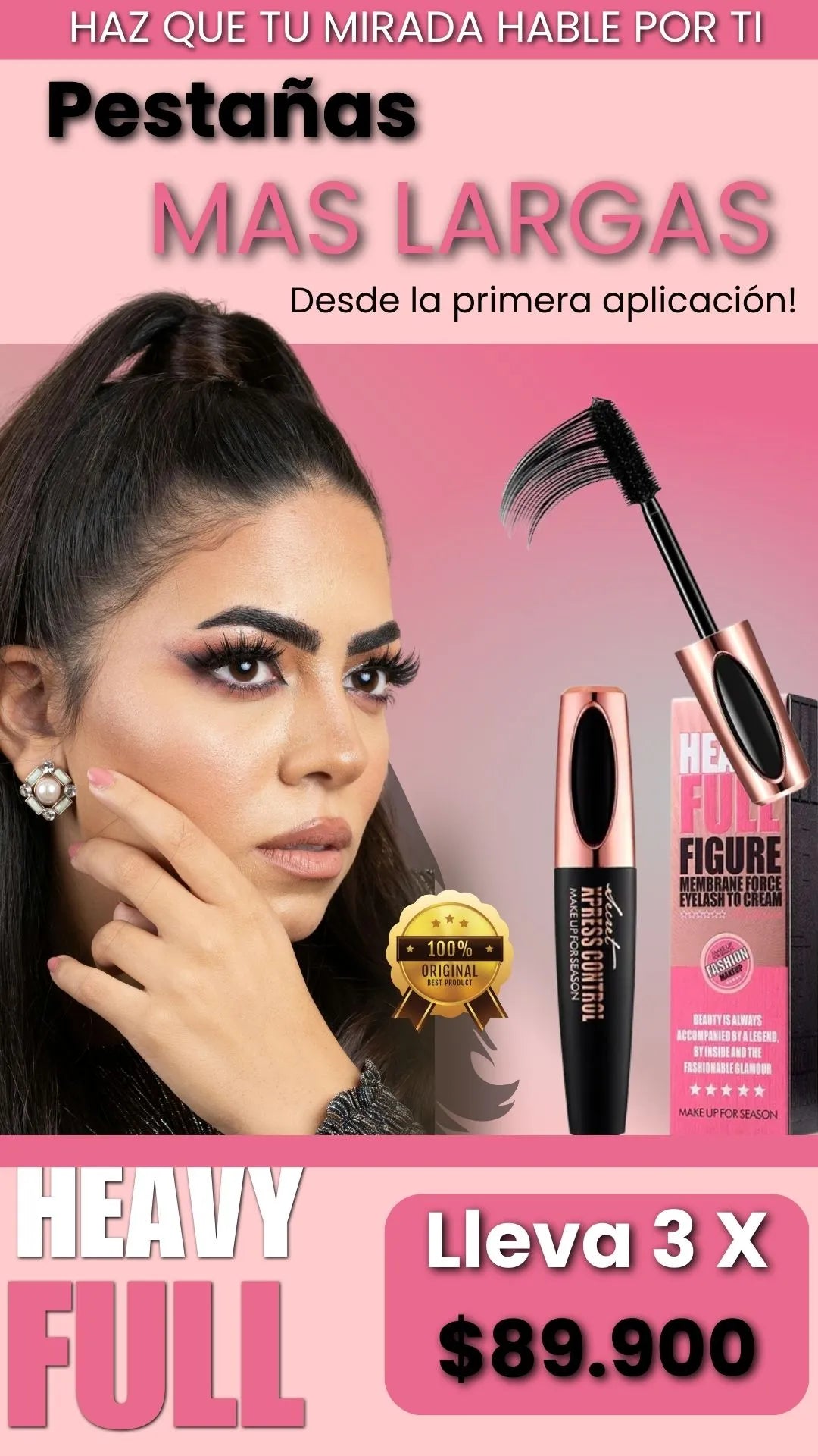 HEAVY FULL - PESTAÑINA 4D PROMO X 3