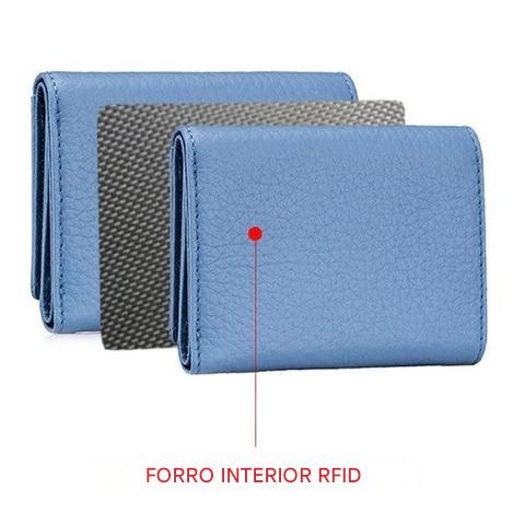 Cartera RFID Hecha A Mano De Cuero