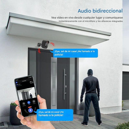 Cámara De Seguridad Inalámbrica 1080p GuardiX®