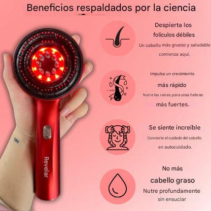 Cepillo Masajeador Estimulador de Crecimiento Capilar - Growth®