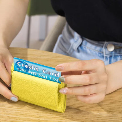 Cartera RFID Hecha A Mano De Cuero