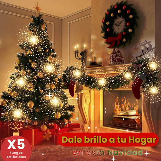 Luces Efecto Fuegos Artificiales 5 en 1