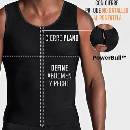 PowerBull™ Camiseta compresión con cierre frontal - oferta especial