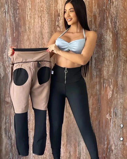leggins con faja interna