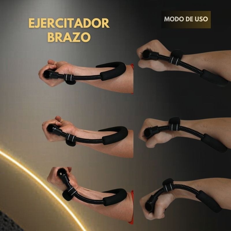 Ejercitador de brazo y muñeca + descuento 50% +  obsequio