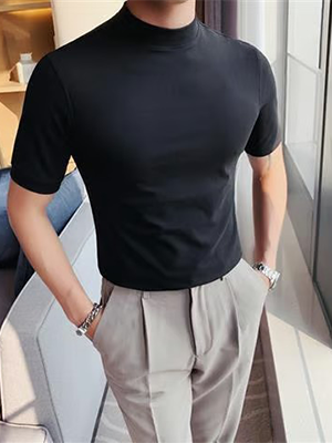 Camiseta De Corte Entallado y Atractivo Masculino - AlphaFit™