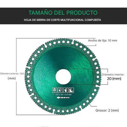 Disco Dientes De Diamante - Corte Preciso Diamond®