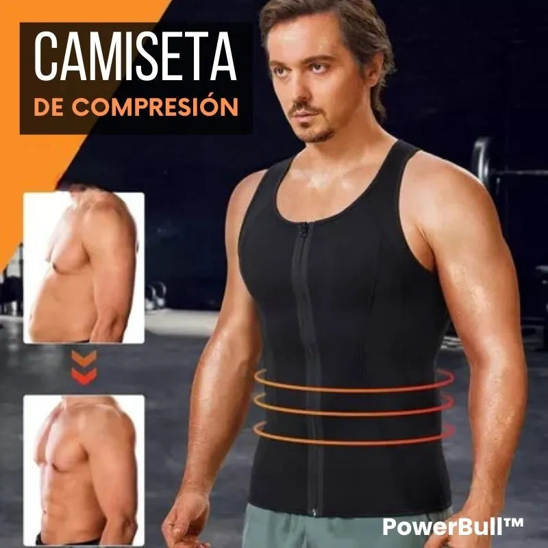 PowerBull™ Camiseta compresión con cierre frontal - oferta especial