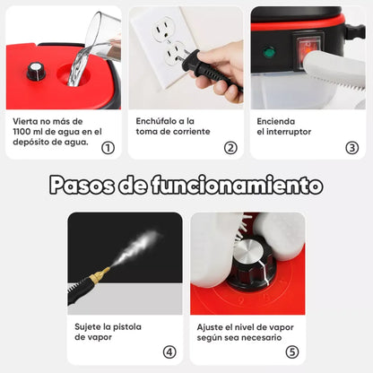 Maquina Limpiadora VaporPlus + Curso Detailing de Carros- 50% descuento