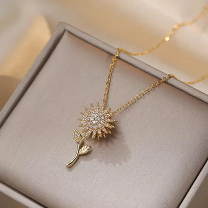 Collar de Girasol + Caja de Regalo 🎁 | Edición Especial Día de la Madre 💕