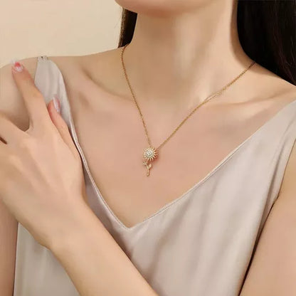 Collar de Girasol + Caja de Regalo 🎁 | Edición Especial Día de la Madre 💕