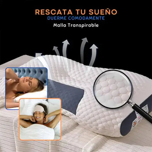 Almohada Ergonómica confort - Mejora la Calidad del Sueño