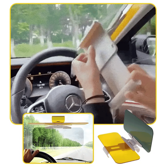 SunShield® Visor Antirreflejo 2 en 1 Para Carro