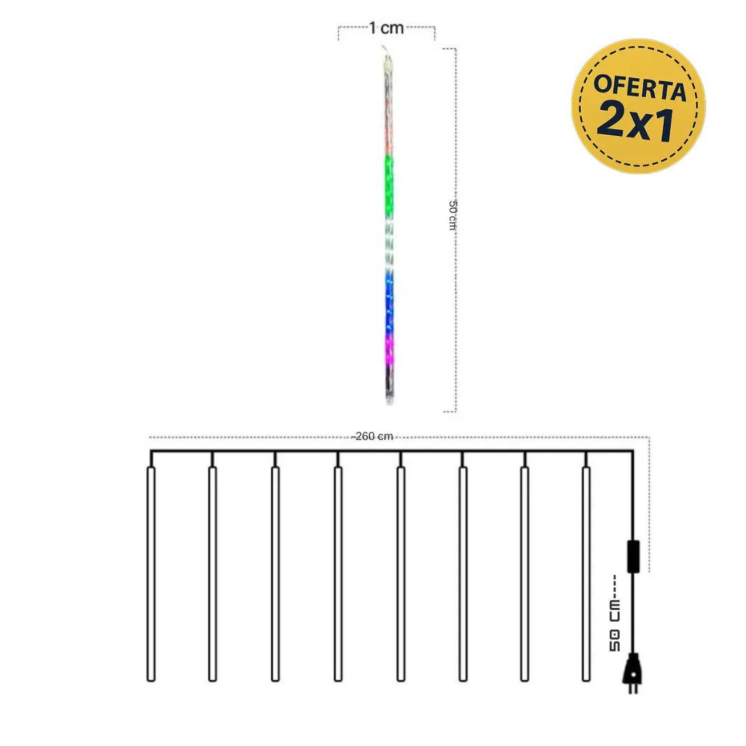 Iluminación Efecto Meteorito Paga 1 Lleva 2