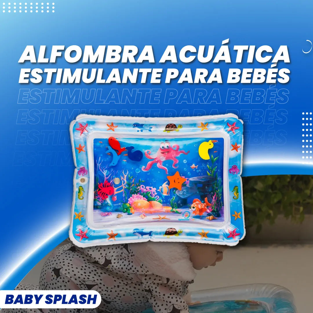 Tapete acuático para estimulación bebé - 50%  OFF