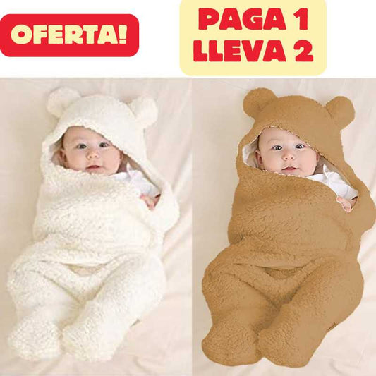 Oferta 2x1 Cobertor para Bebe - Comodidad y seguridad en casa o fuera de casa