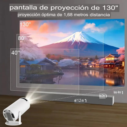 Proyector 4k Cine en casa + 1 Mes de Netflix Gratis